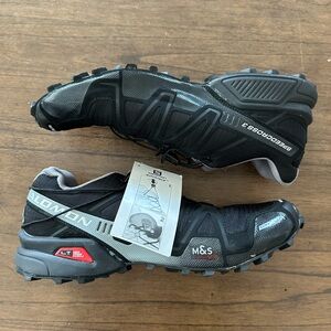 Salomon Speedcross 3 Trail Running Shoes Men’s 13.5 Black New No Box